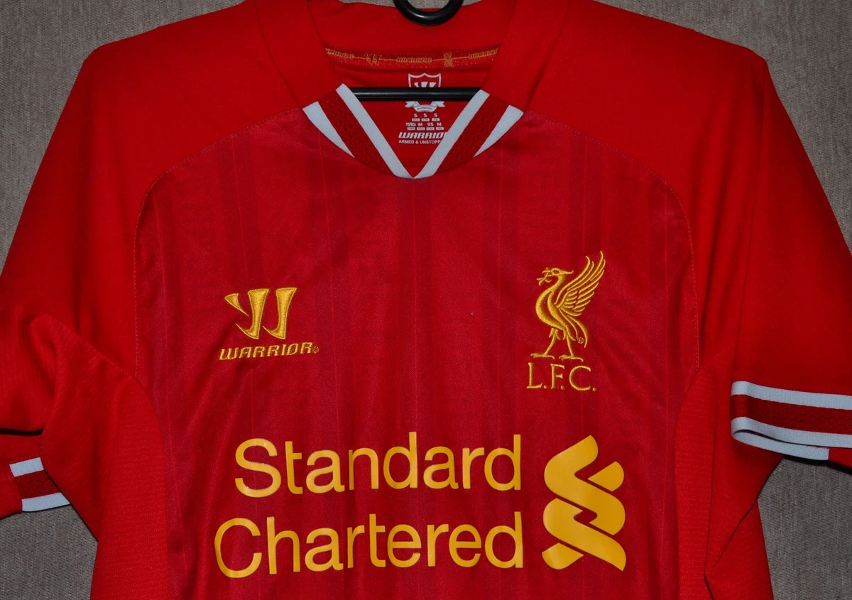 Liverpool FC 2013 2014 Home T shirt Jersey Warrior Camiseta Size S