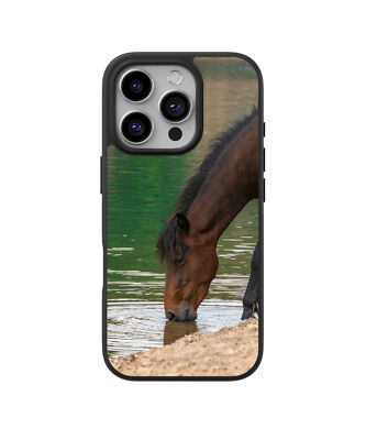 Sunny-Case 2D Case Handyhülle für iphone 7 PLUS Pferd trinkt See Nr.662 Stute