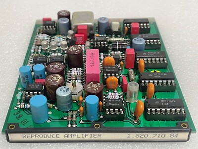 STUDER A820 A812 Reproduce Amplifier 1.820.710.84