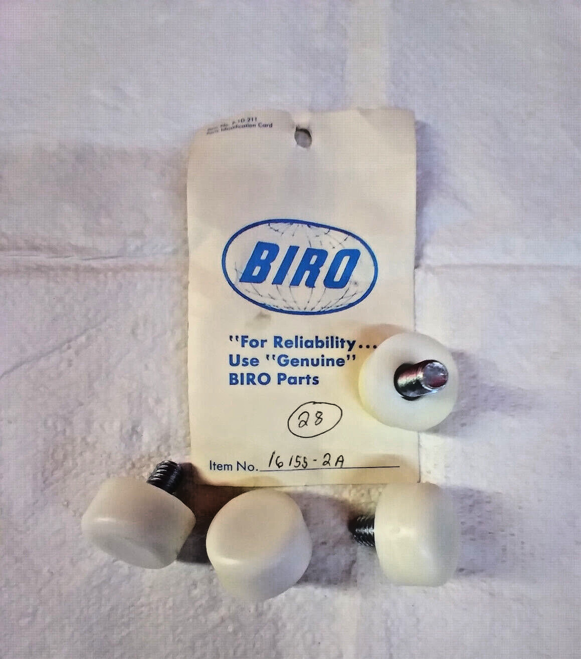 Lot of 4 ~ Biro 16155-2A ~ Meat Carriage Guide, Genuine OEM