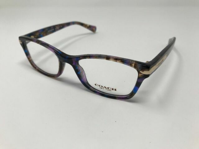 coach confetti purple glasses