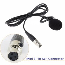 Professional Lavalier Microphone for AKG Wireless Three-Pin Mini XLR Connector