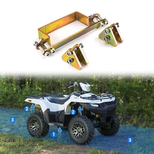 Heavy 2" Lift Kits Front & Rear Steel Brackets Fits SUZUKI KING QUAD 500 750 AXi