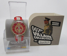 TA1542 SWATCH 007 VILLAIN COLLECTION MONTRE GEORGI KOSKOV THE LIVING DAYLIGHTS