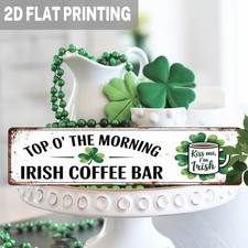 2D Bar Metal Sign St. Patrick's Day Rustic Kitchen Bar Home Gift Decoration