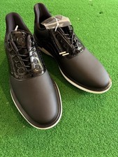 G/Fore G4 Gallivan2r G/LOCK Saddle Golf Shoes Mens 9.5 Black Onyx NWOB