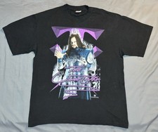 Vintage WWF The Undertaker Shirt Hell In A Cell Black XL 1998 Wrestling Ministry