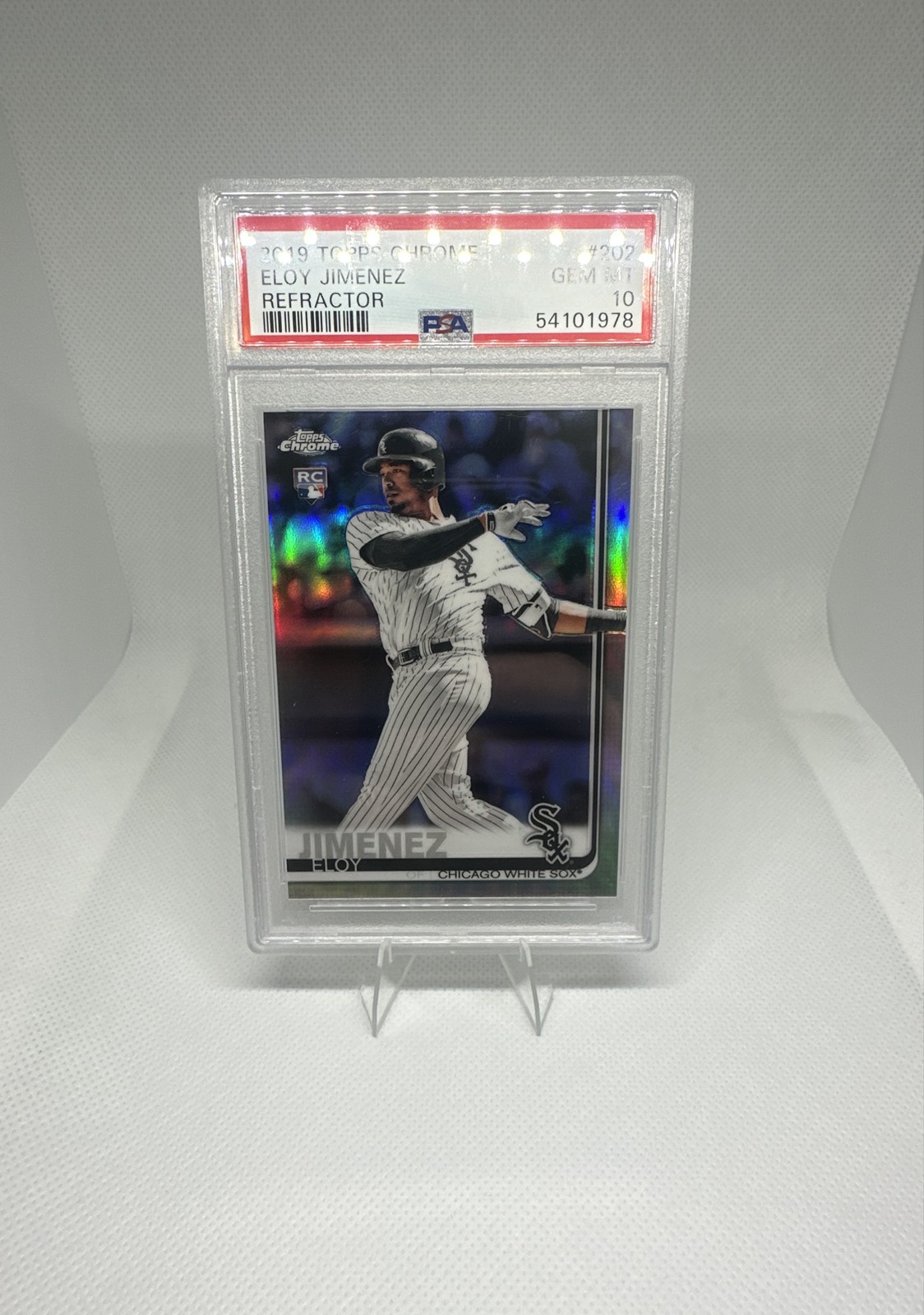 2019 Topps Chrome - Eloy Jimenez #202 Refractor (RC)