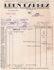 39 CHAMPAGNOLE manufacturer CARREZ 1928 barometers