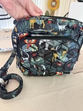 Lug Ranger 2 RFID Crossbody Bag - Medium, Top Handle, Wildlife Black Zebra Print