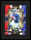 2025 Jaxson Dart Rookie Card - Panini Red White & Blue Shock #193 NY Giants