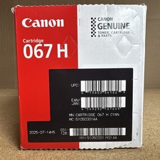 GENUINE Canon 067H High Yield Laser Toner Cartridge-Cyan FAST FREE SHIP SEALED 