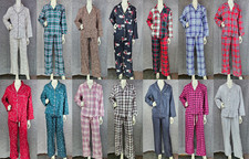 VICTORIA'S SECRET Flannel Long PJ 2-pc Set Many Sizes XS,S,M,L,XL Reg,Long,Short