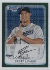 2011 Bowman Chrome Prospects Green X-Fractor Brett Lawrie #BCP175 3k4