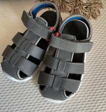 See Kai Run Cyrus Flexirun Gray Fisherman Sandals Toddler Sz 6