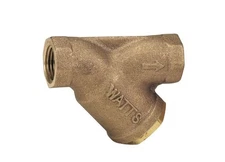 Watts 0123125 3/8" Lead Free Wye Pattern Strainer 60 Mesh Screen, Retainer Cap