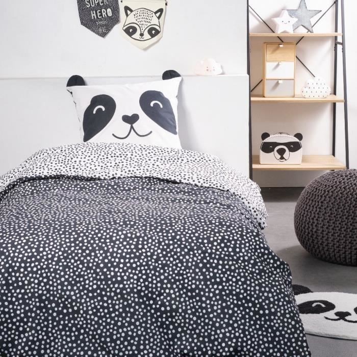 Housses de couette 140x200 Today avec taie d'oreiller en coton pour lit une place