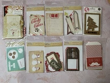 Huge Lot Of Christmas Scrabook Items Paper, Embellishments, Project Life Cards