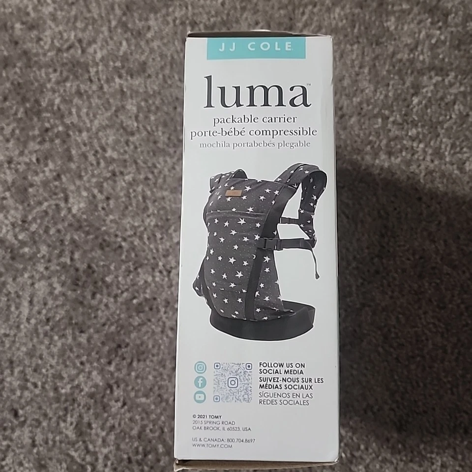 JJ Cole Luma Packable Carrier, 4 Position Baby Carrier, Compact Travel Bag - Image 3 of 4