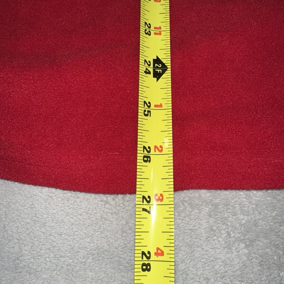 Sudadera St John Bay Active para mujer 1X roja polar cuarto cremallera Foto 4 de 4