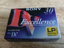 Sony DV Excellence Digital Vidéo Cassette 30 LP:45 Mini DV ME DVM30 Neu Neuf