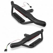 36l 2 Receiver Round Tow Hitch Drop Step Bar Led Brake Light Black Universal 36l 2 Receiver Round Tow Hitch Drop Step Bar Led Brake Light Black Universal