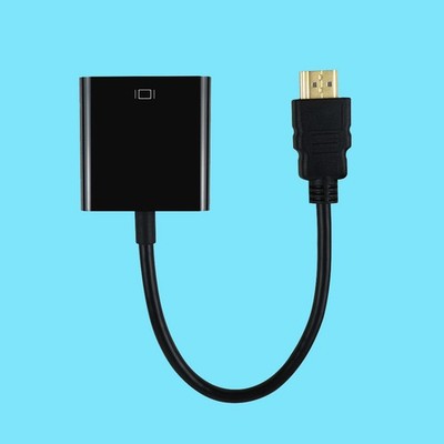 HDMI Stecker auf VGA Buchse Adapter Konverter Kabel für Video HDTV DVD PC 1080P