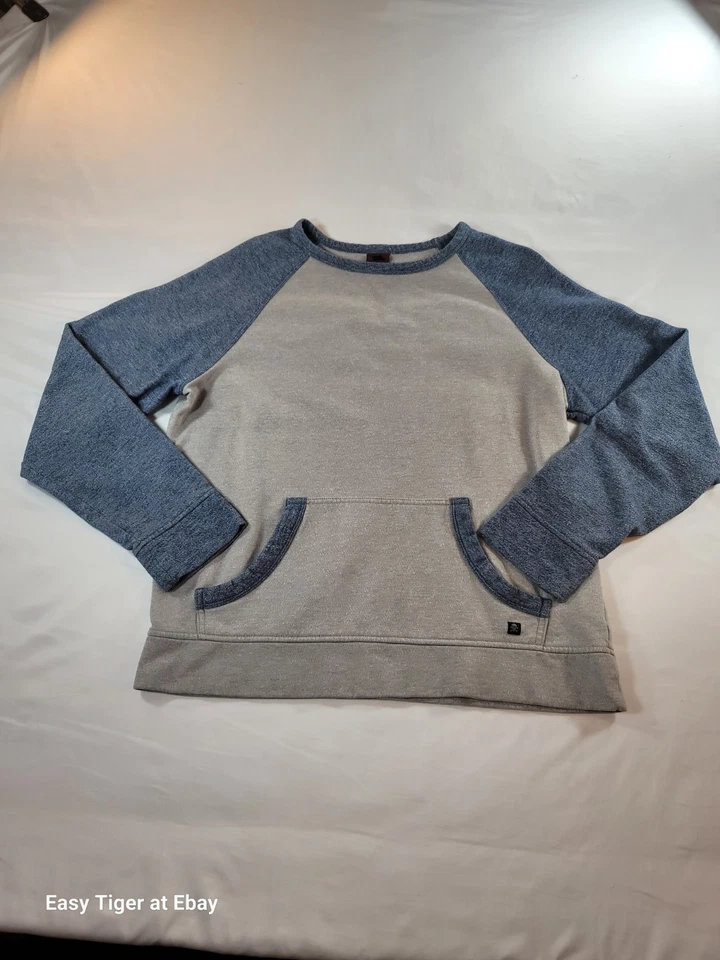 Sudadera Tony Hawk Para Hombres Grande Cuello Redondo Pullover Bloques de Color BOLSILLO CANGURO Foto 3 de 4