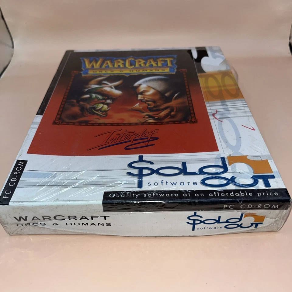 Warcraft Orcs And Humans PC CD ROM big box NEW Sealed Version blizzard 1998 - Image 3 of 4