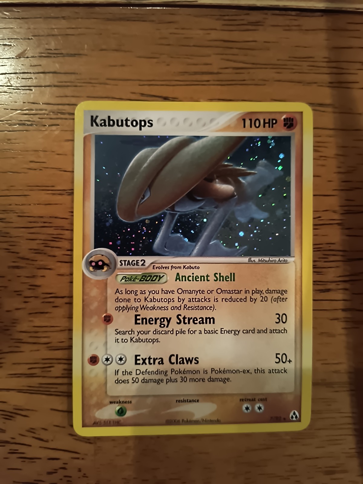 Kabutops 7/92 EX Legend Maker Holo Rare Pokemon TCG 2006 NM/MT