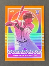 Cristian Pache 2021 Chronicles FOTL Overdrive Neon Orange #ed 7/17