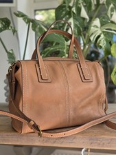 Borsa a tracolla Fossil Emma in pelle marrone marrone chiaro borsa a tracolla bowling