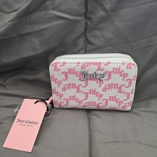 Juicy Couture Pep in Her Step Wallet Double Zip Around Powder Blush