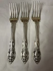 Gorham LaScala Sterling Silver Salad Forks Set of 3 6.5” No Mono