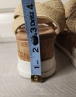 Cushionaire Woven Platform Sandals with Cork Wedge - Beige Size 7.5 — photo 9