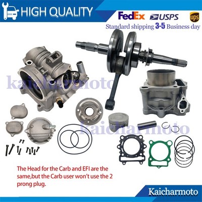 for HISUN 400 Crankshaft Cylinder Head &Cylinder Piston kit HS400 ATV UTV EFI