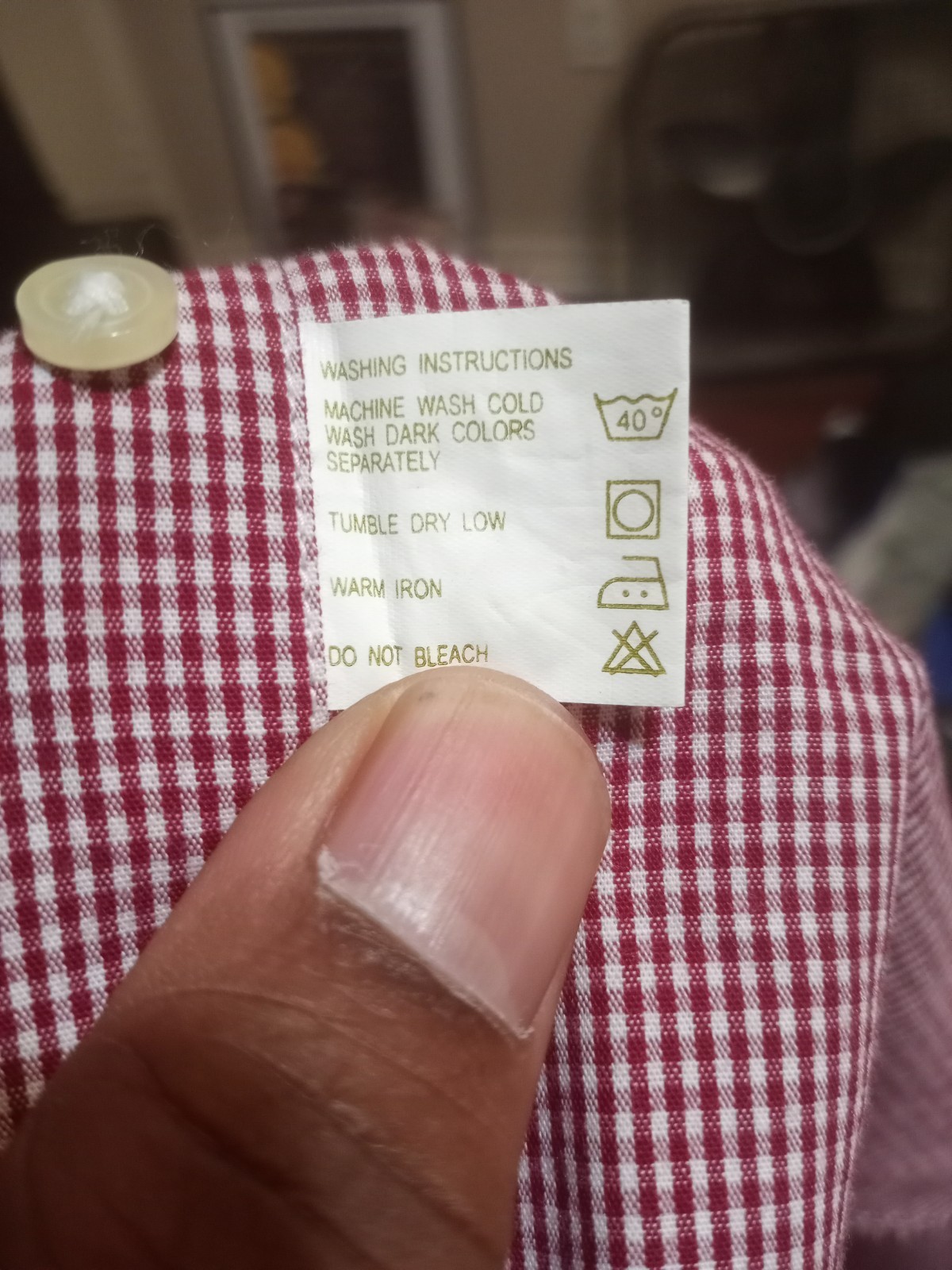 Givenchy Monsieur Mens Long Sleeve Button Up Dress Shirt Size 16-32/33 Red (XL) thumbnail 10