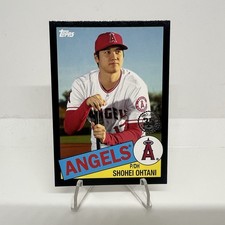 2020 Topps - 1985 Topps Baseball Shohei Ohtani #85-2 Black /299 RARE Dodgers
