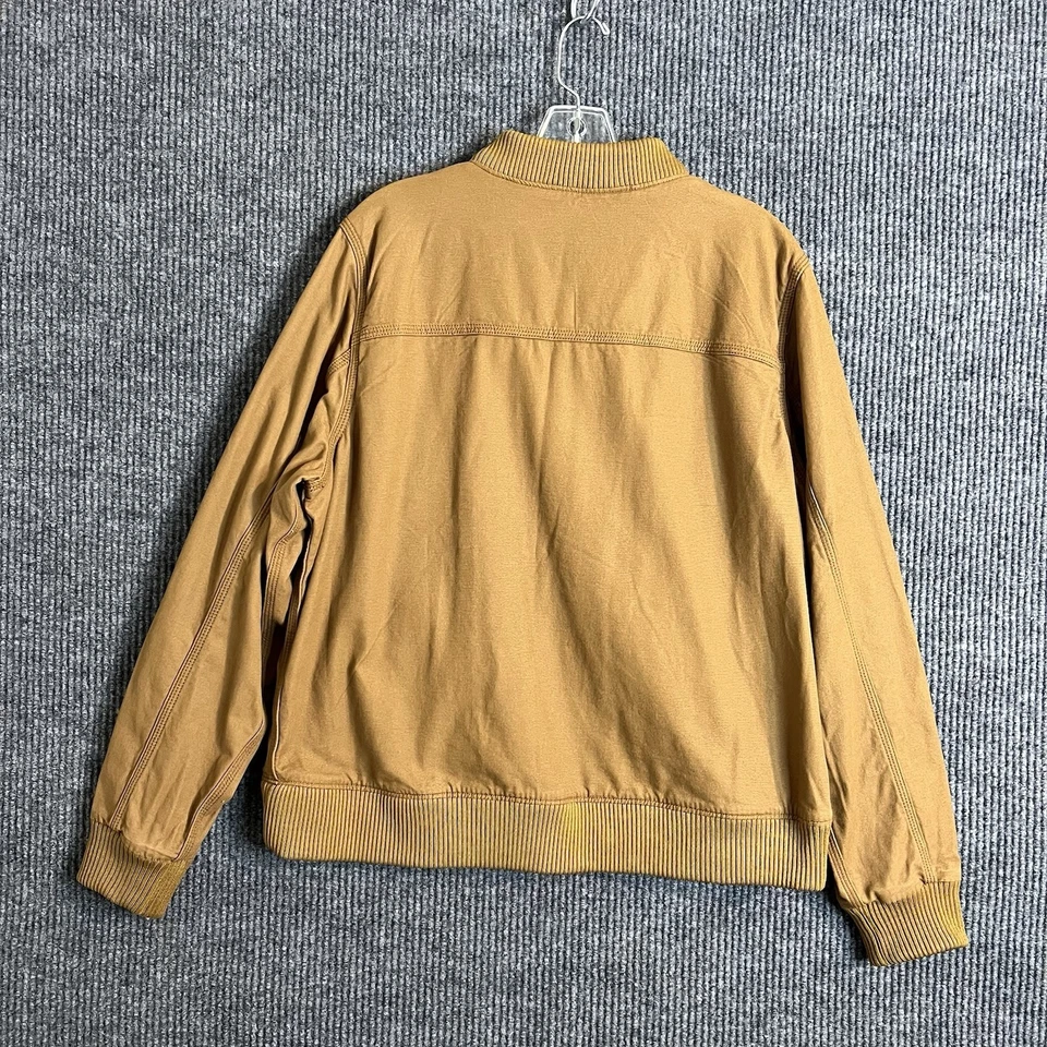 Chaqueta Carhartt Mujer Resistente Flex Lona Talla XL Marrón Cremallera Completa Calce Relajado Nueva Foto 2 de 4