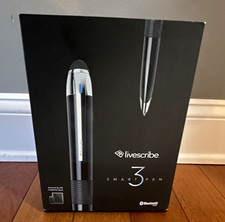 Livescribe 3 Smartpen Bluetooth Smart Stylus Pen w/ Case, Notebook  Guide