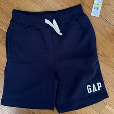 NWT Kids Gap Shorts Navy Medium 8 Fleece