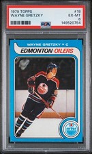 Wayne Gretzky 1979 Topps #18 Rookie Card PSA 6 HOF Edmonton Oilers Fresh SLAB. rookie card picture