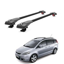 Dachträger für Mazda 5 MPV (CR) MK2 2005-2010 / Abschließbare Querträger, 2 S...