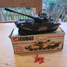Corgi 901 Centurion MK III Tank . Vintage Diecast With Box and shells