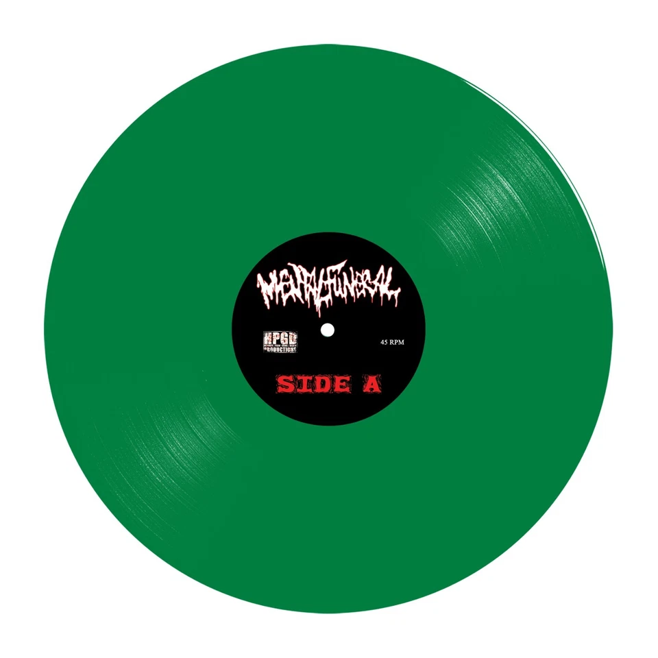 MENTAL FUNERAL LP Green Record NEW! Autopsy Incantation Death Metal Vinyl - Image 2 of 4