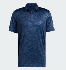 Adidas Prisma Print Polo Shirt Mens XL - Crew Navy / Night Indigo - HK6855 NWOT