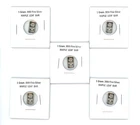 Lot of (5) x 1 Gram .999 Fine Silver Maple Leaf Bar  Pure Silver Art Bar