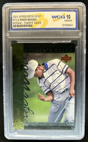 2001 Upper Deck Tiger Woods Tiger\'s Tales RC #TT6 WCG 10 Rookie (41)