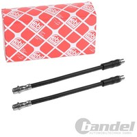 2X Febi Bilstein BremsschlÄUche Vorne Beidseitig Passend FÜR Audi 100 A6