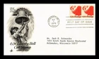 DR JIM STAMPS US COVER LIBERTY BELL 6.3C COIL FIRST DAY ISSUE ARTCRAFT